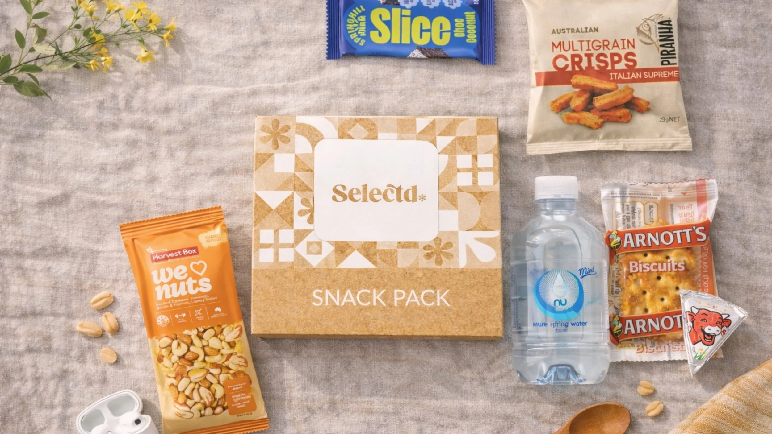 Sweet & Savoury Snack Packs for Hotels & Events — SELECTD