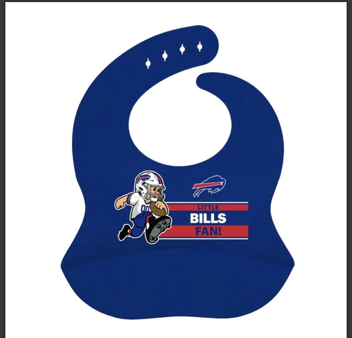 Buffalo Bills NFL Silicone Bib