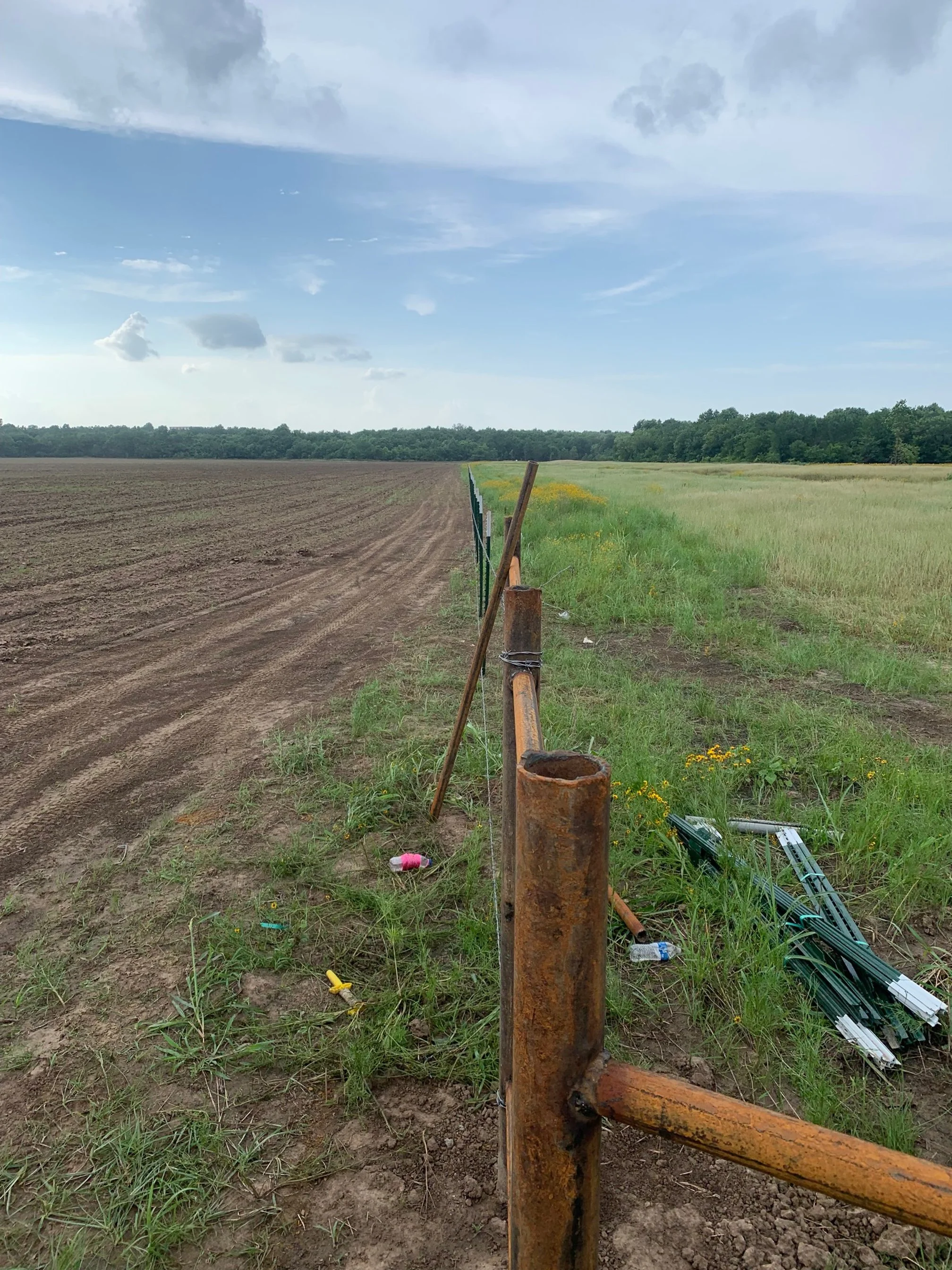 okc barbed wire fence
