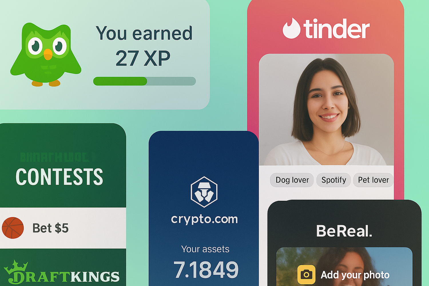 Features Worth Stea… Borrowing: Lessons from Duolingo, Tinder, DraftKings, Crypto.com & BeReal