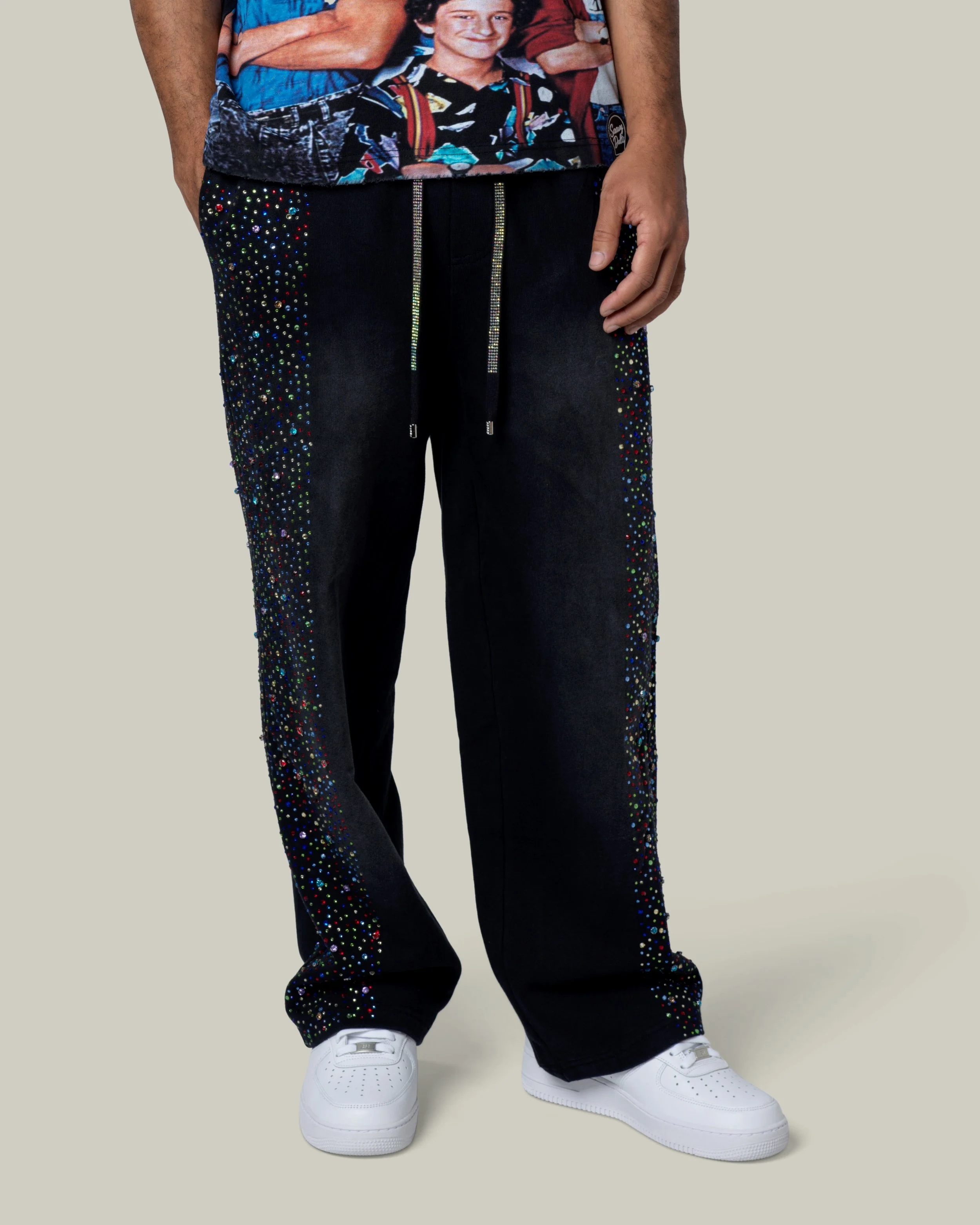 SAAVY DULTS “COLOR DRIP” SWEATPANTS