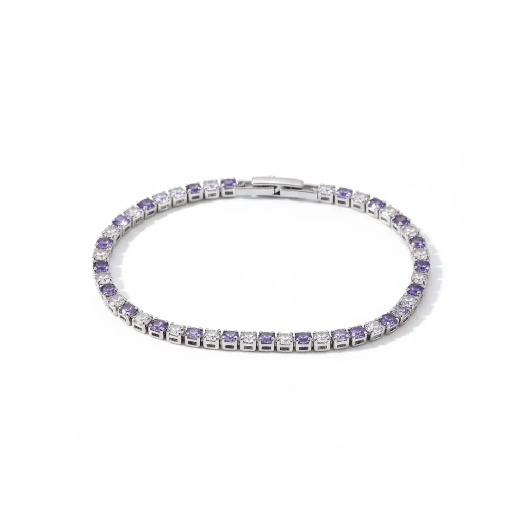 Lavender & White Bracelet