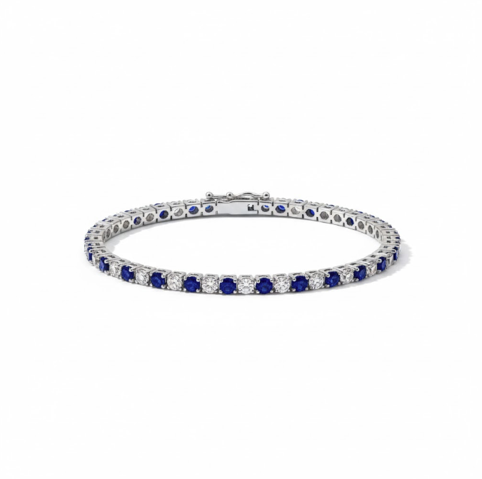Blue & White Bracelet