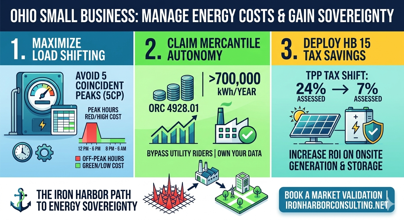 The $1.2M Cliff: 3 Strategies for Ohio Small Businesses to Manage Surging Energy Costs