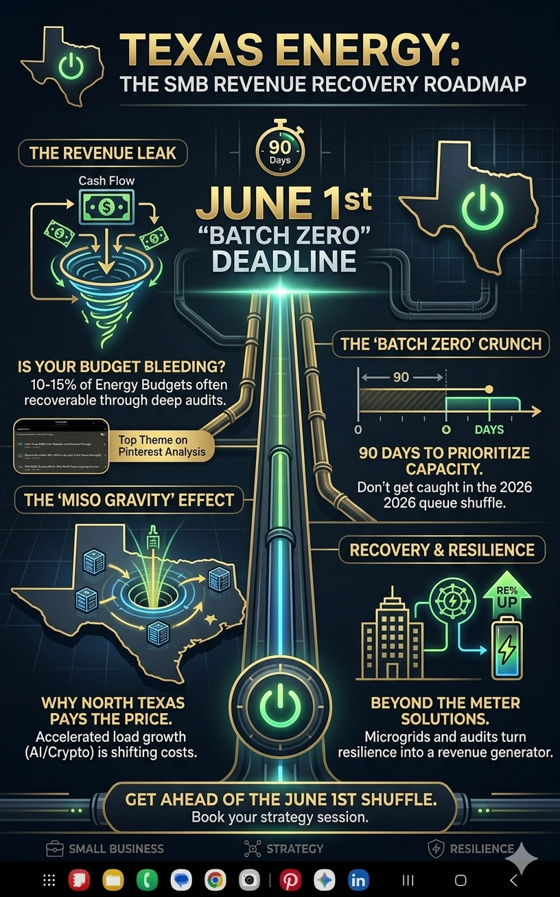 ​How can Texas small and mid-sized businesses (SMBs) recover lost energy revenue in 2026?