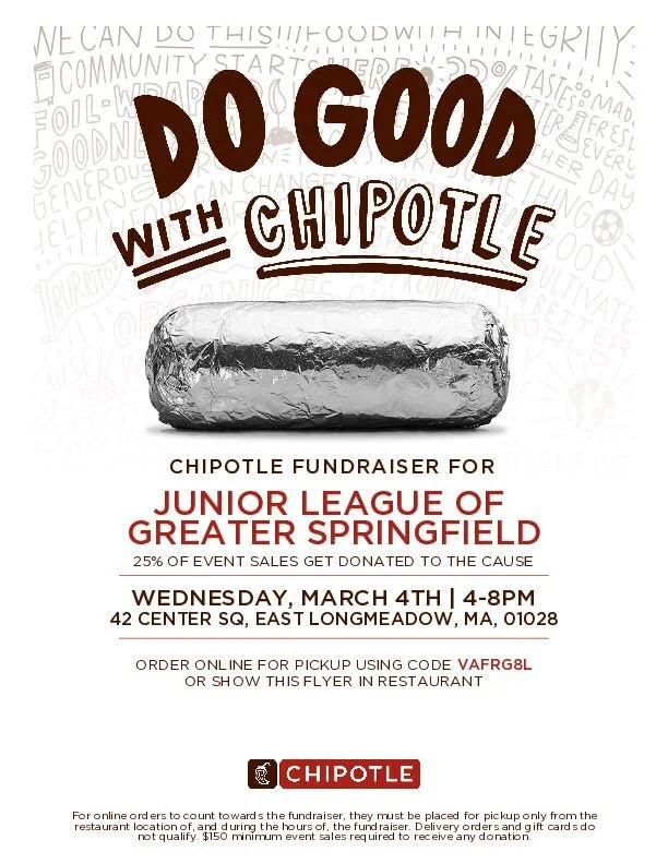Chipotle Longmeadow Fundraiser 3/8/26!