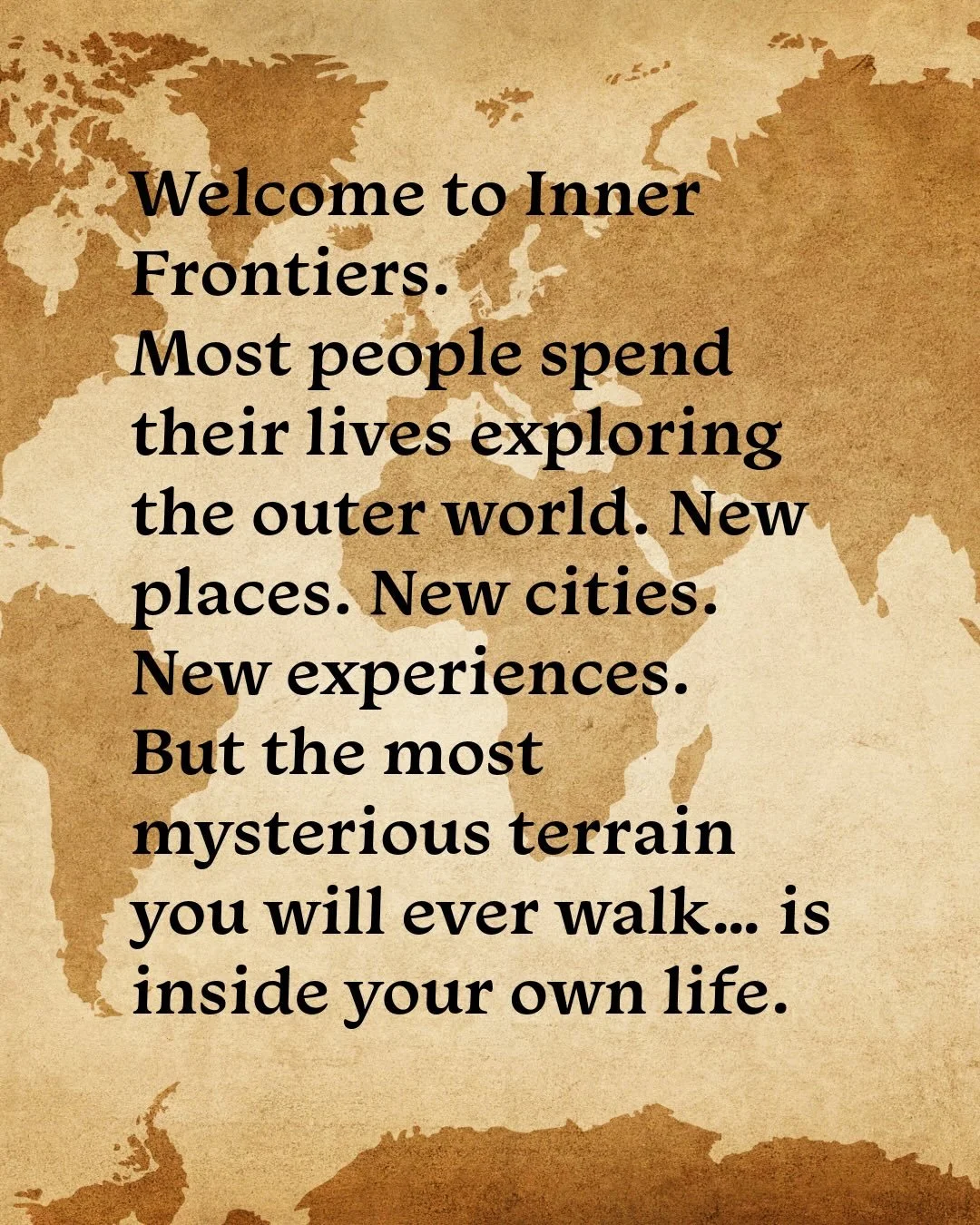 Welcome to Inner Frontiers! #InnerFrontiers #ExploreWithin #TransformThroughTravel #TheInnerJourney #RiseReclaimReturn
