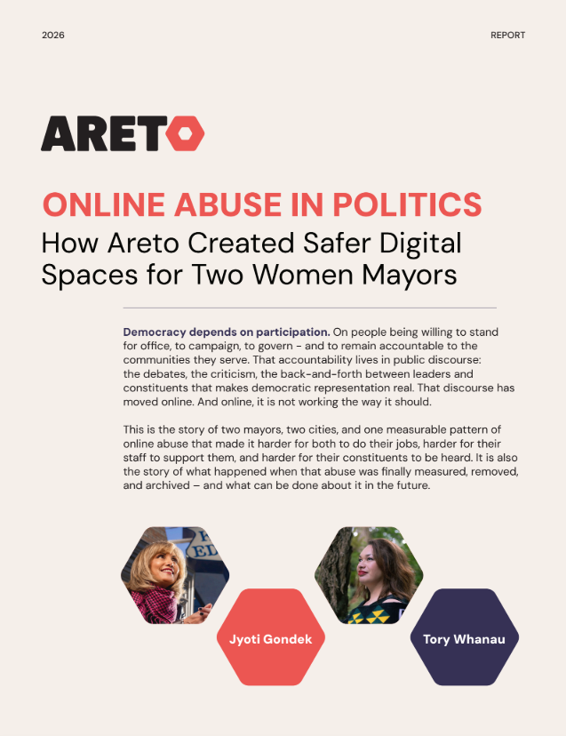 Cover of the report Online Abuse in Politics