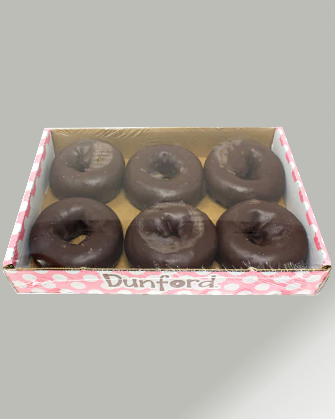 1/2 Dozen Dunford Chocolate Cake Donuts