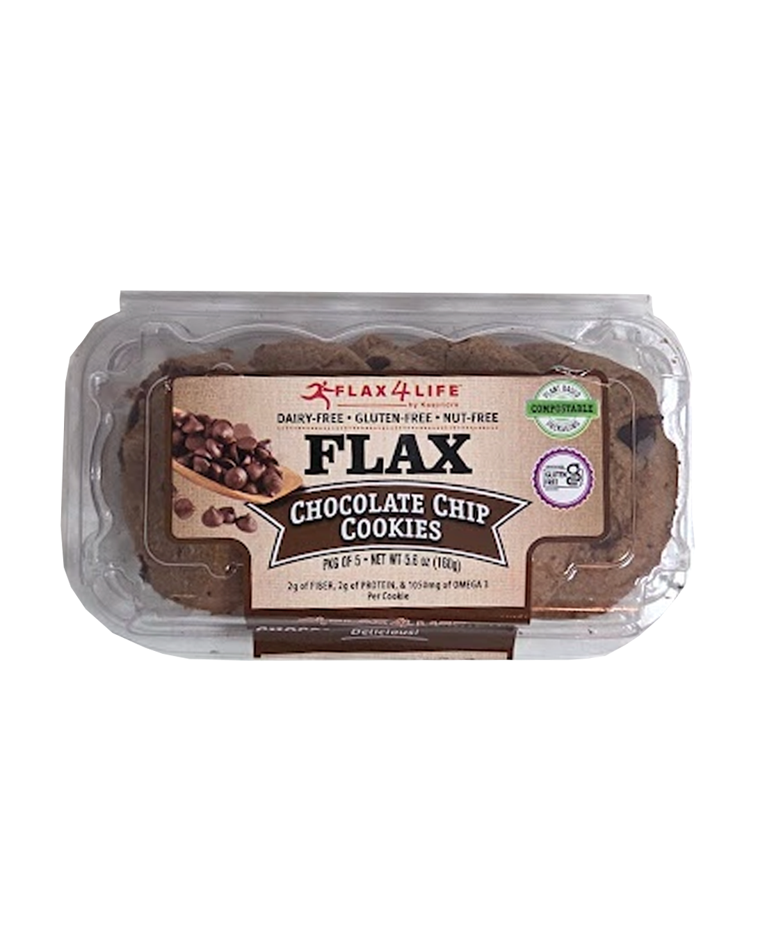 Flax4Life Chocolate Chip Cookies