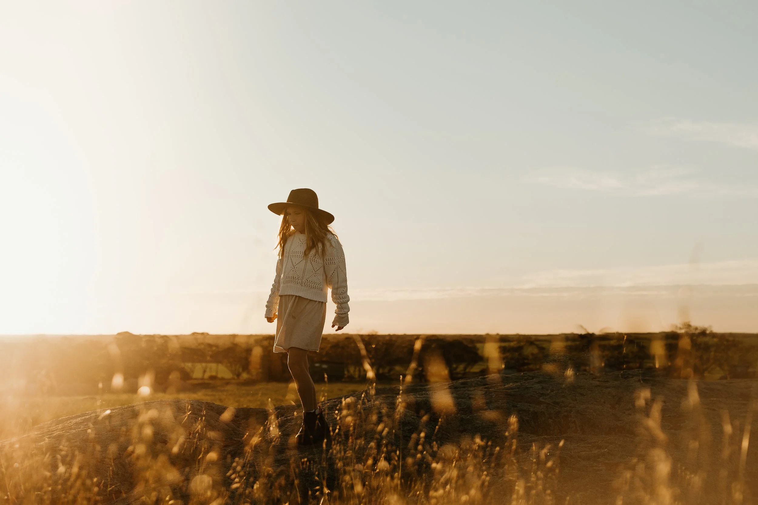 Child photography rural cropping golden hour photoshoot Eyre Peninsula South Australia Minnipa Down to Earth photography by Roanne Scholz