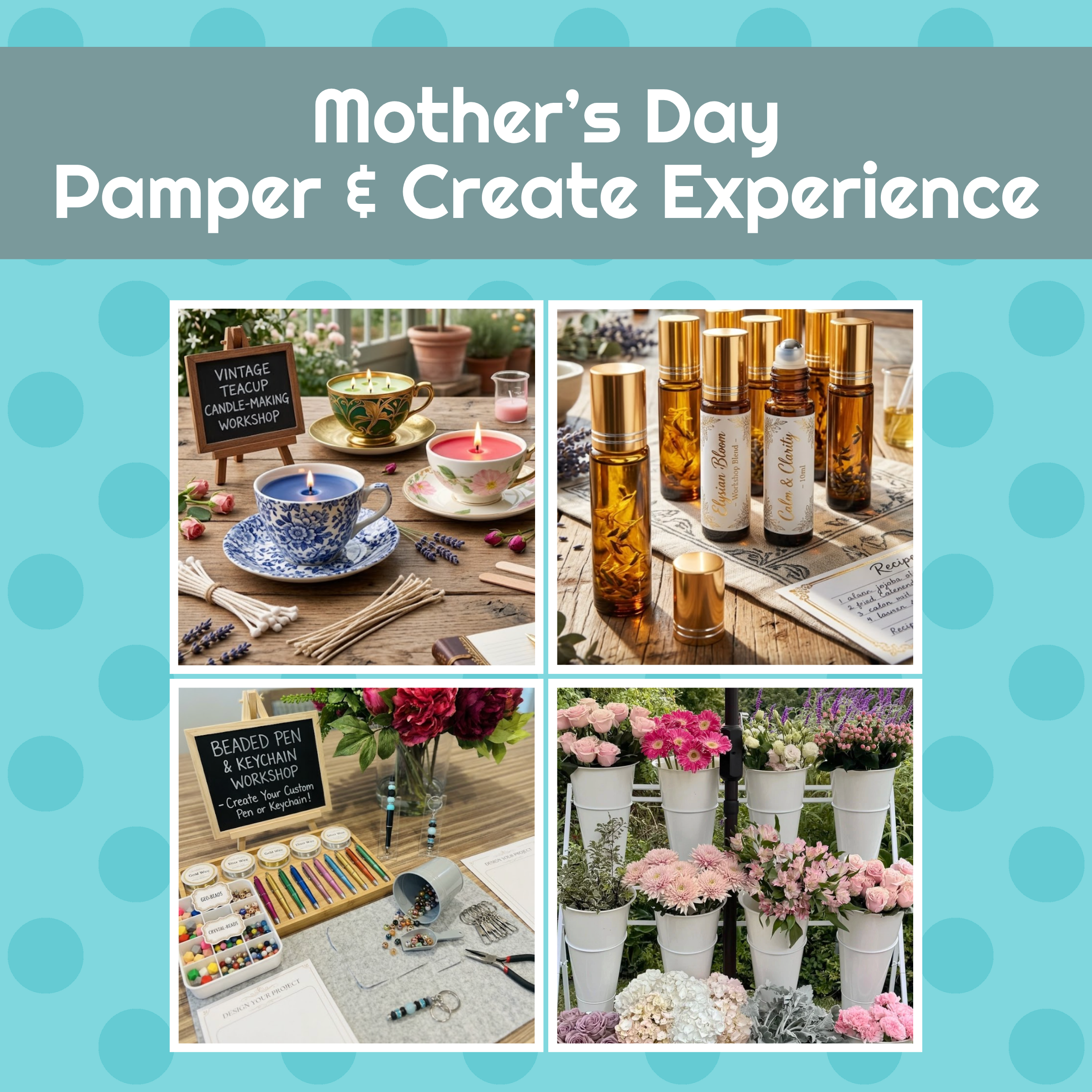🌸 Mother’s Day “Pamper & Create” Experience 🌸