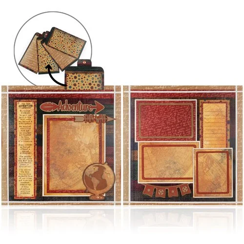 🧭 Adventure Awaits Scrapbooking Class 🌍