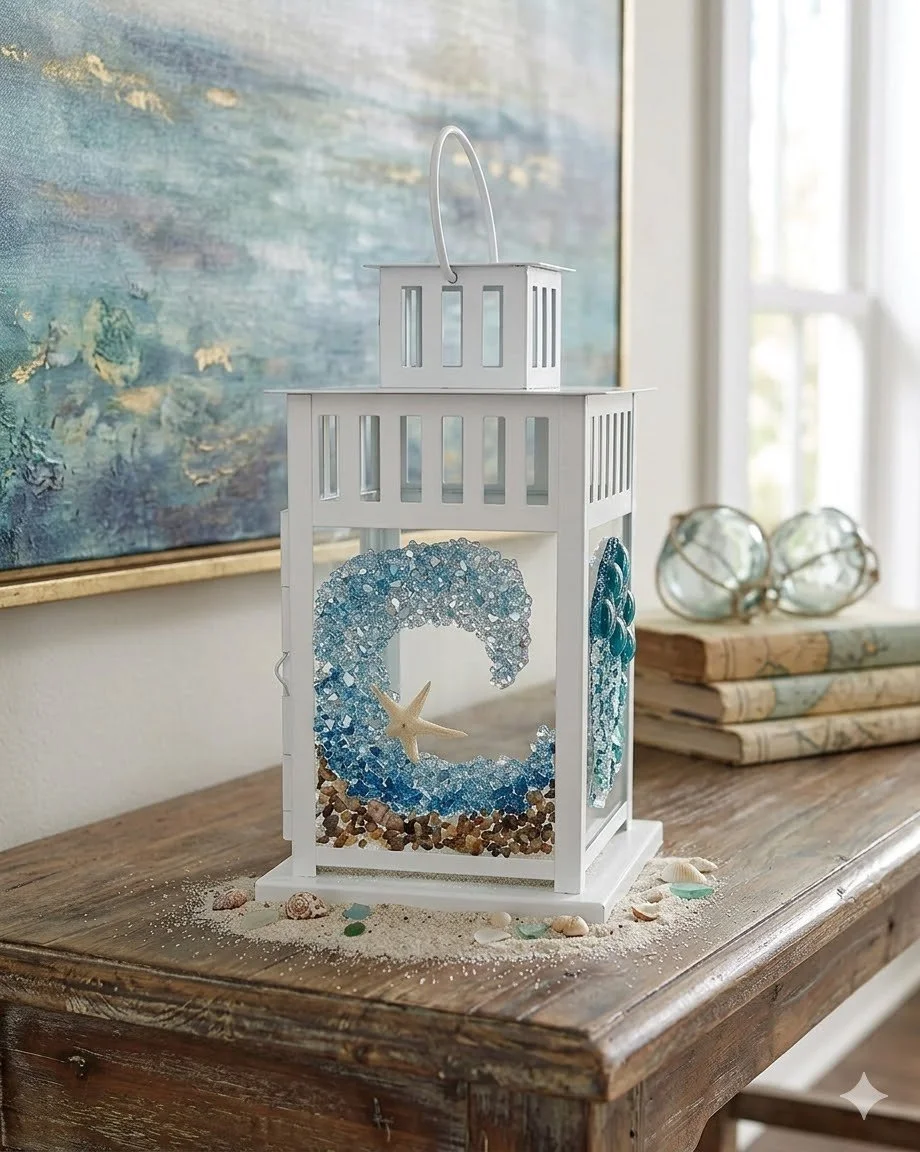 ⚓ Glow from the Coast: The Sea Glass Lantern Workshop ⚓