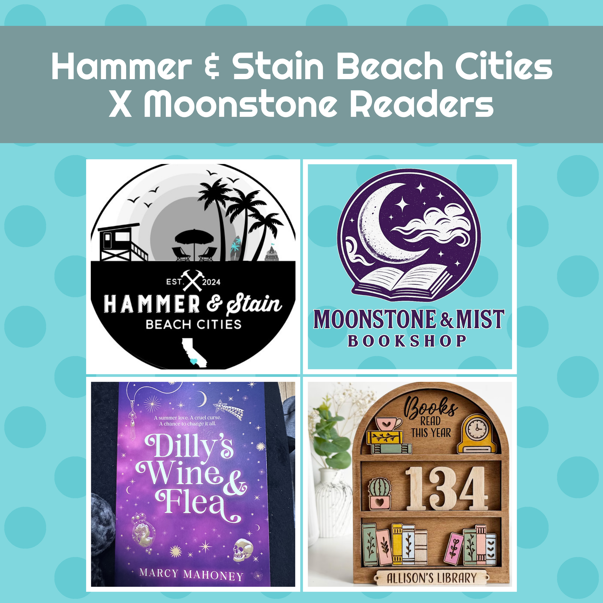 📚✨ Hammer & Stain Crafters x Moonstone Readers — Kick-Off Night! ✨📚
