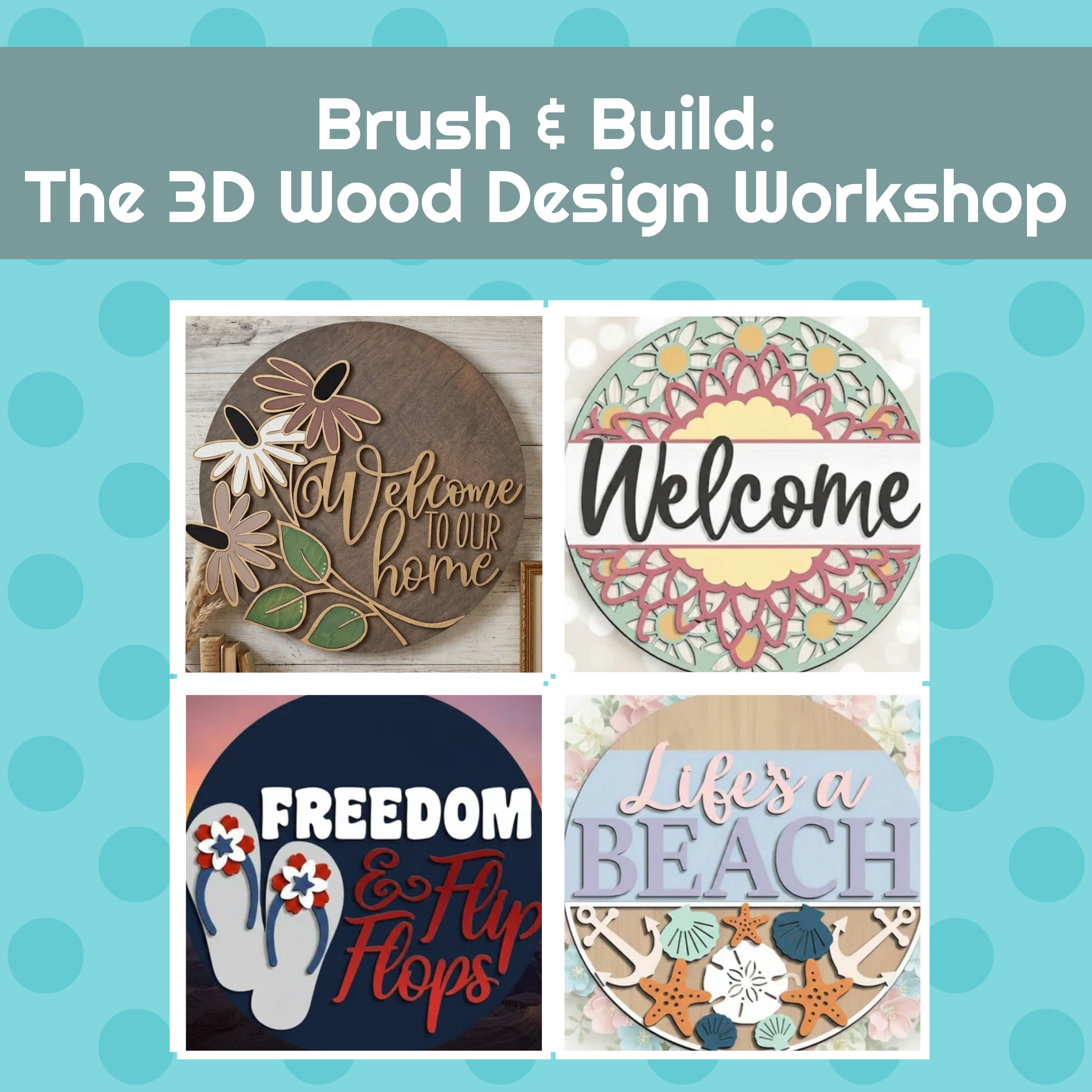🎨🔨Brush & Build: The 3D Wood Design Workshop 🎨🔨