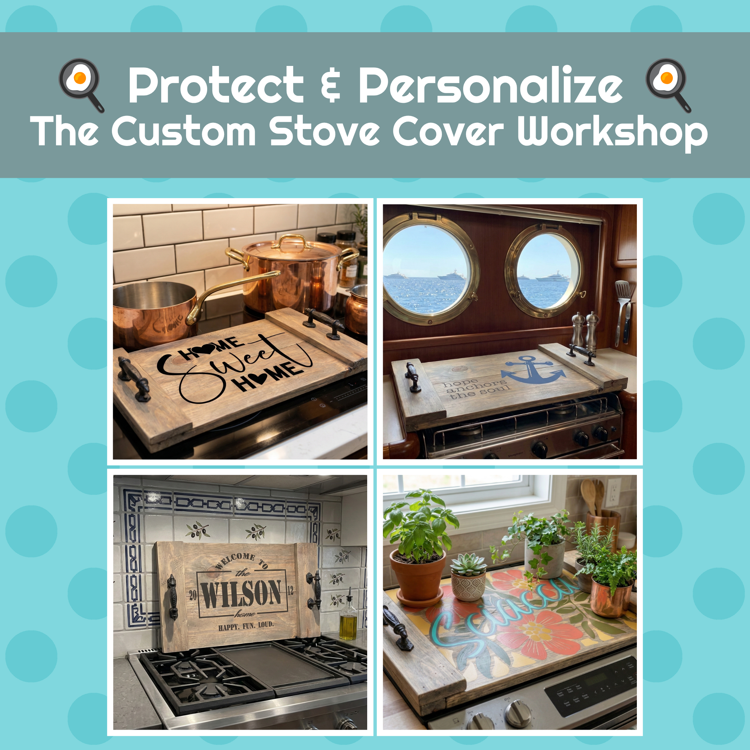 ✨🍳 Protect & Personalize: The Custom Stove Cover Workshop 🍳✨