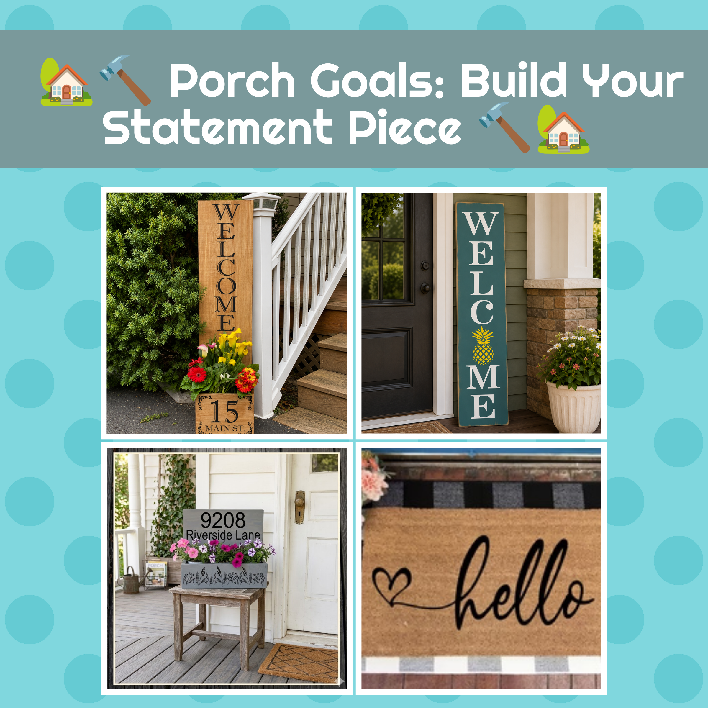 🏡🔨 Porch Goals: Build Your Statement Piece 🔨🏡