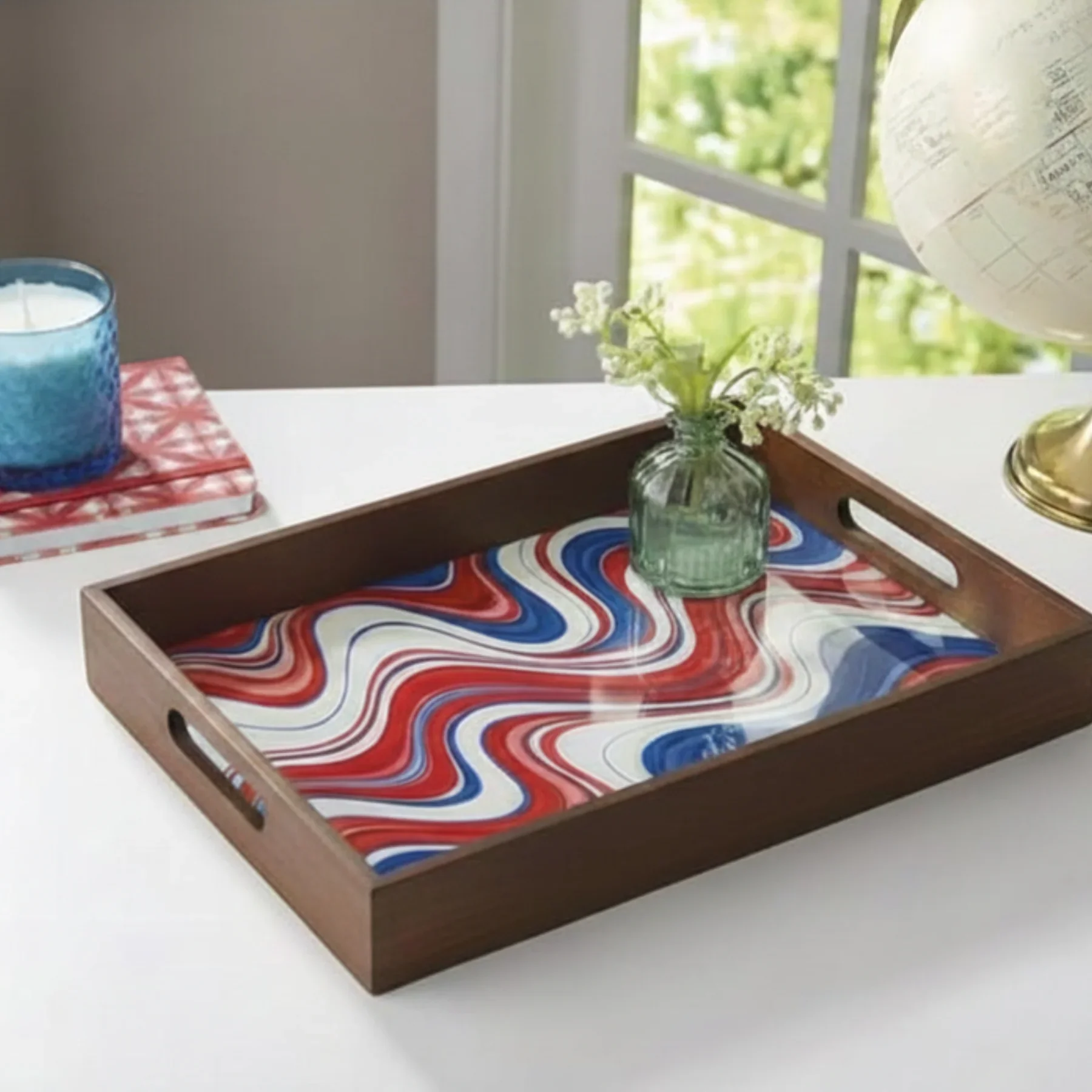 Patriotic Resin Wave Tray.webp