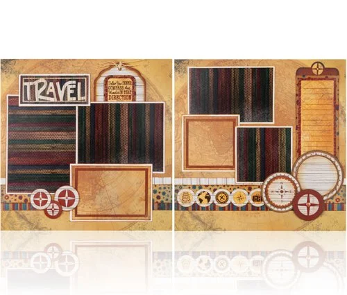 🚗 Vintage Travel Adventure Scrapbooking Class 🧭