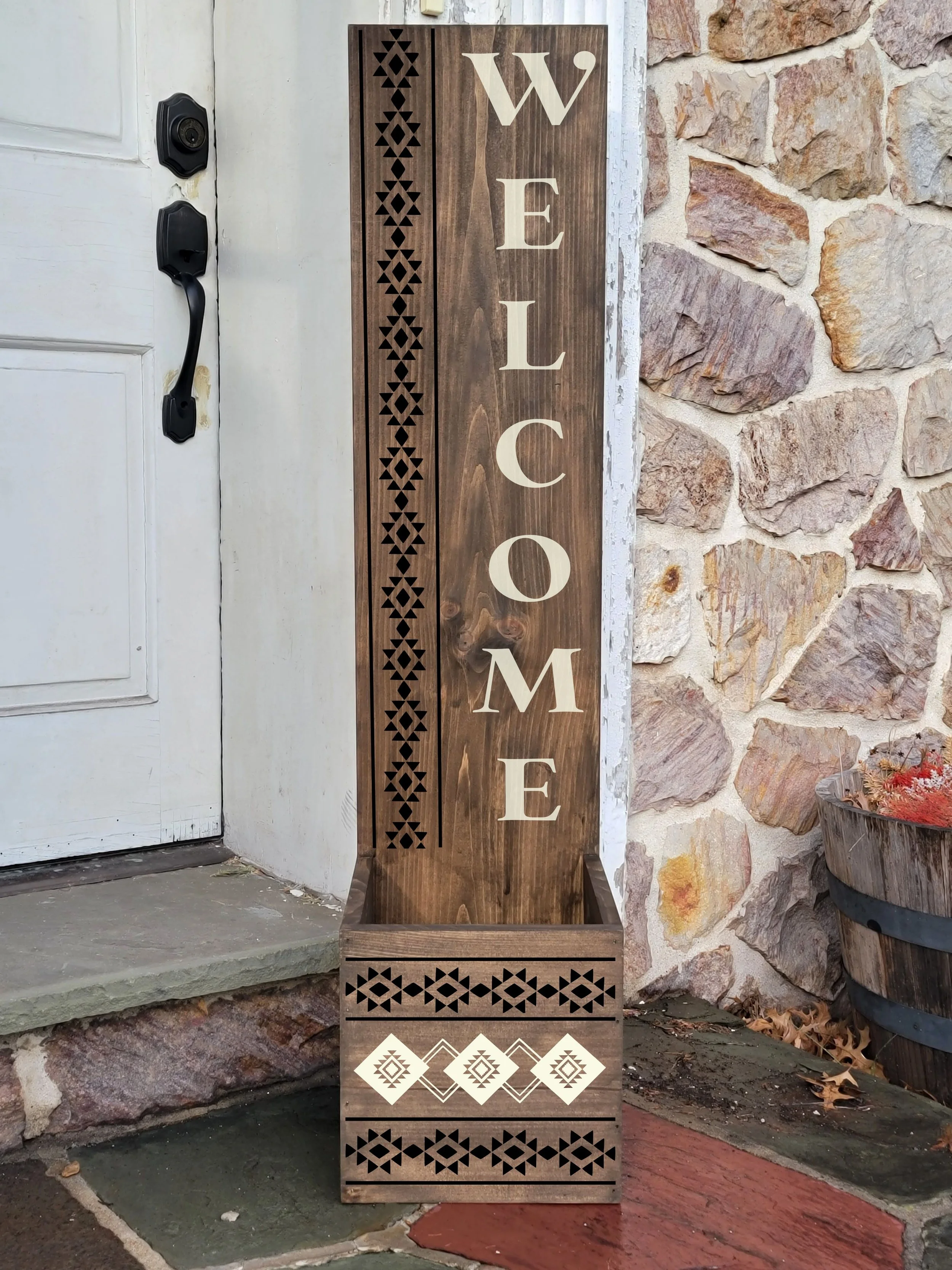 Long Aztec Pattern Welcome - Kayleigh Millet.jpg