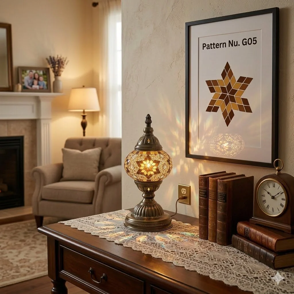 Mosiac with Gold Brown Star - Kayleigh Millet.jpg