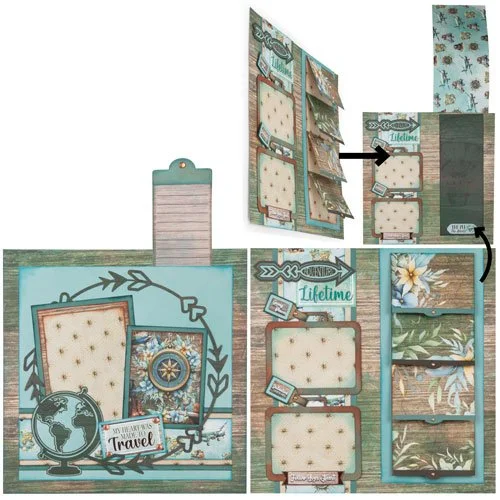 🌍 "Made to Travel" Global Explorer Scrapbooking Class 🧭