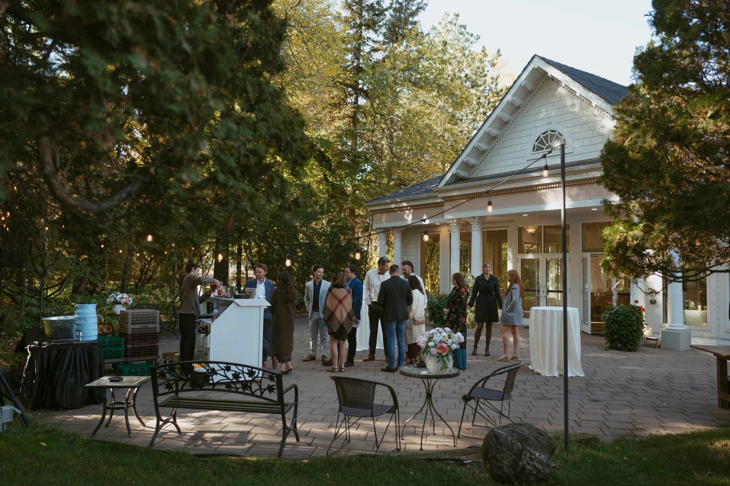 Norland estate patio lethbridge wedding