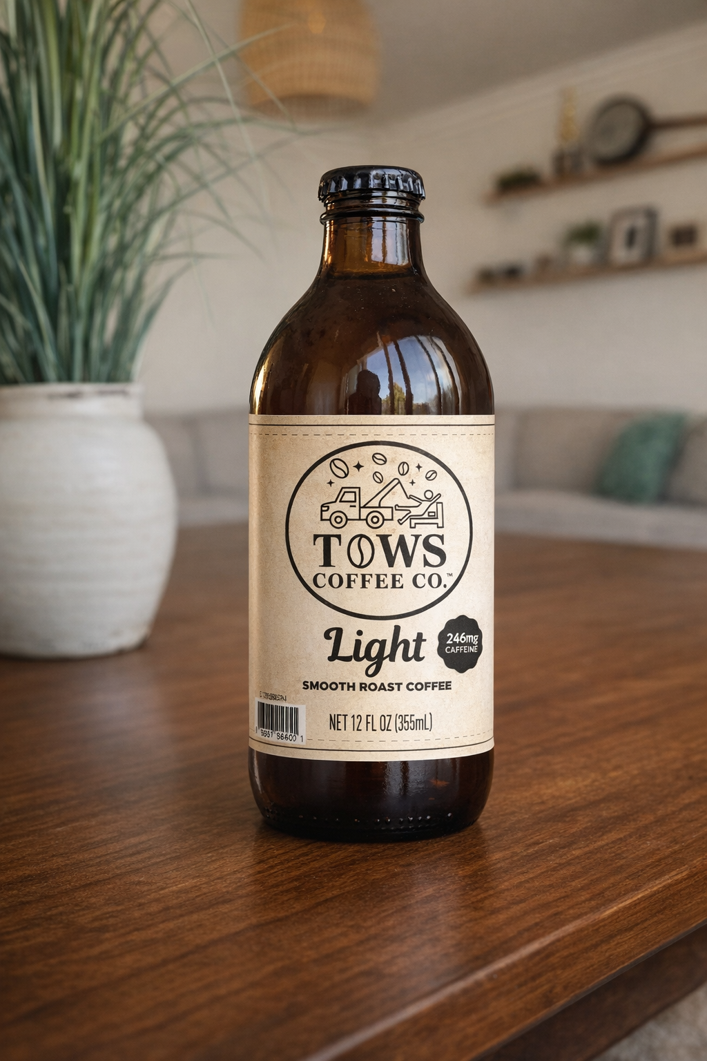 TOWS Light Roast 12oz Bottle