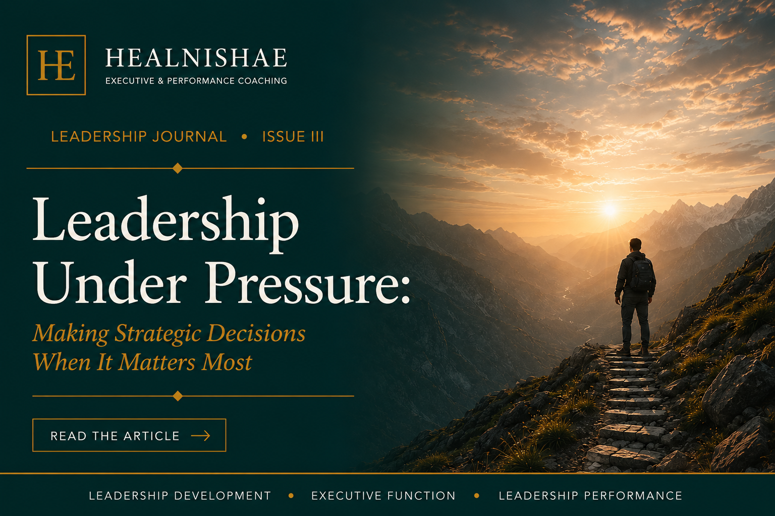 Issue III Leadership Under Pressure: Making Strategic Decisions When It Matters Most