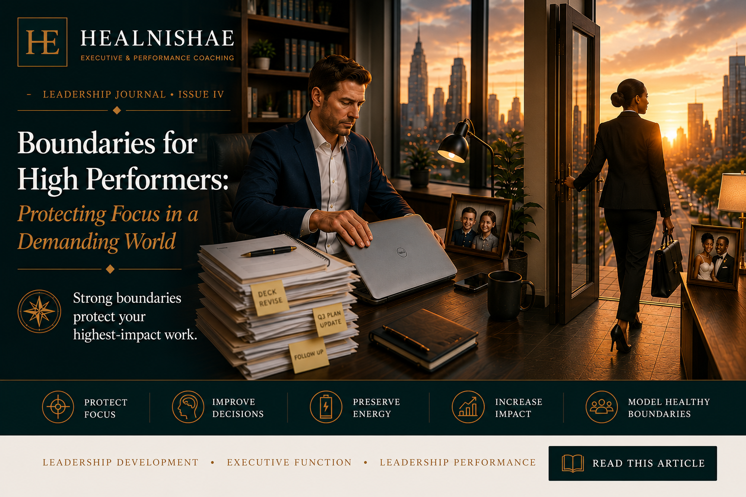 Issue IV Boundaries for High Performers: Protecting Focus in a Demanding World