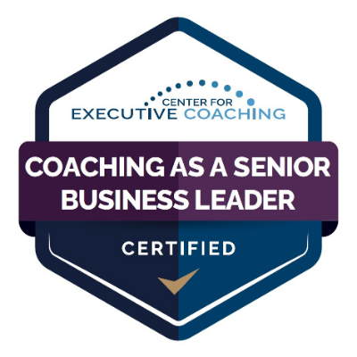 Certified Coaching As A Senior Business Leader Badge