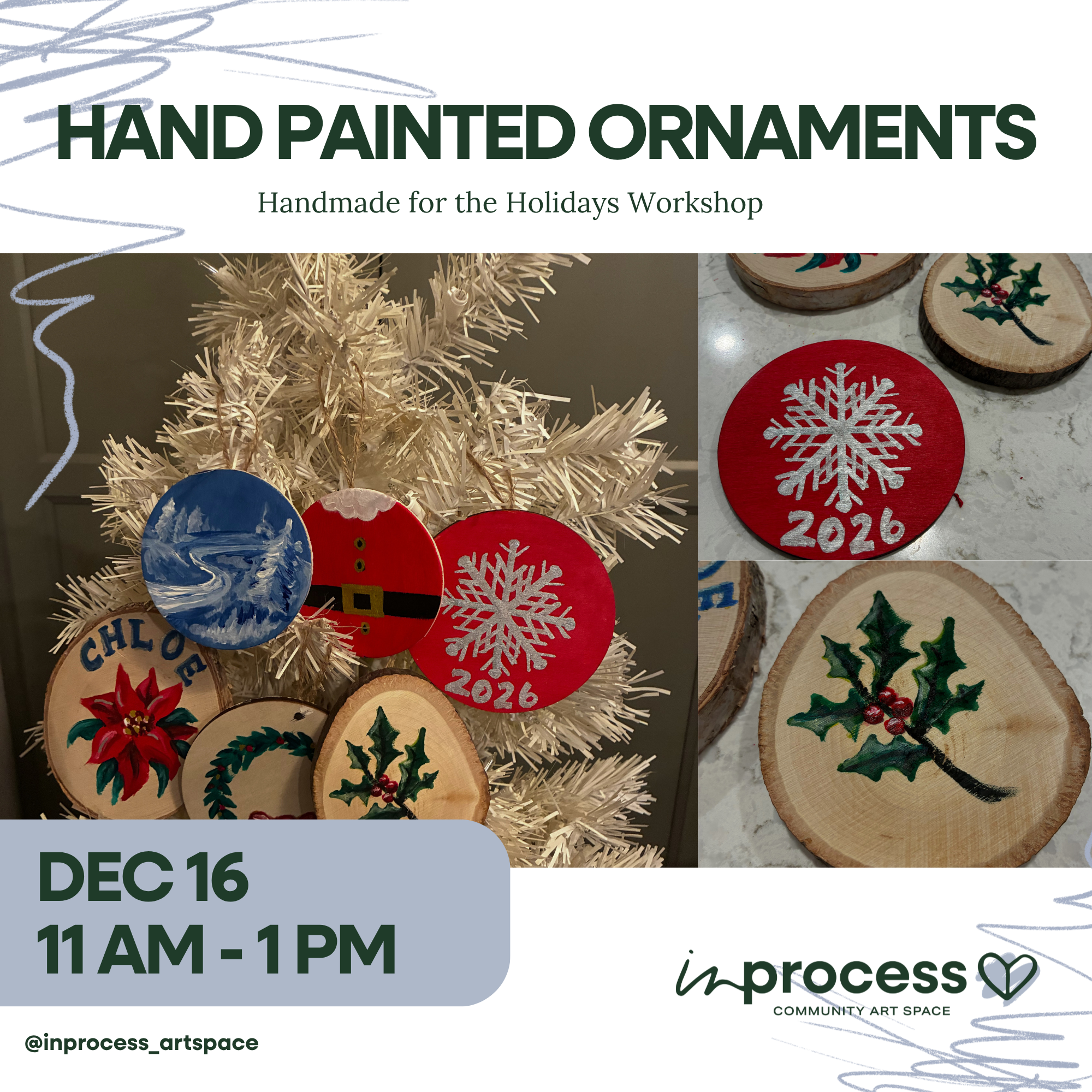 Handmade for the Holidays: Hand-painted ornaments - 12/16
