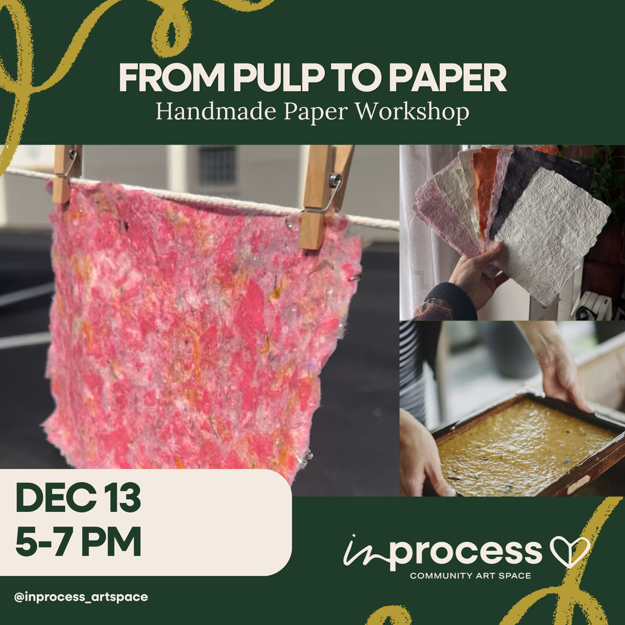 From Pulp to Paper: Handmade Paper Workshop