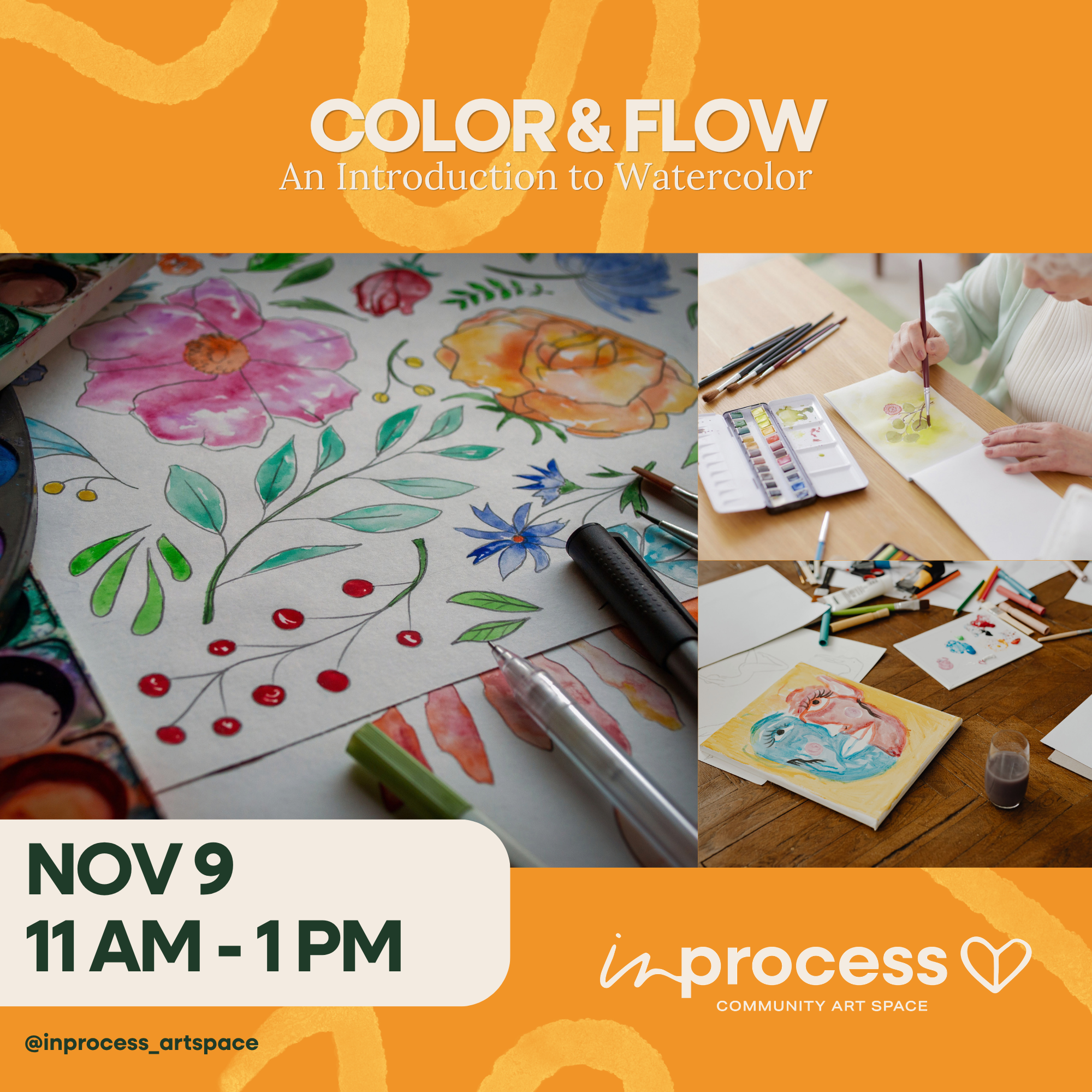 Color & Flow: An Introduction to Watercolor - Nov 9