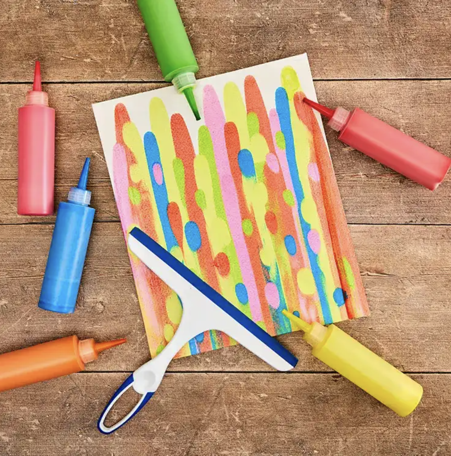 Squeegee Painting: Bold Color & Creative Play - July 24th