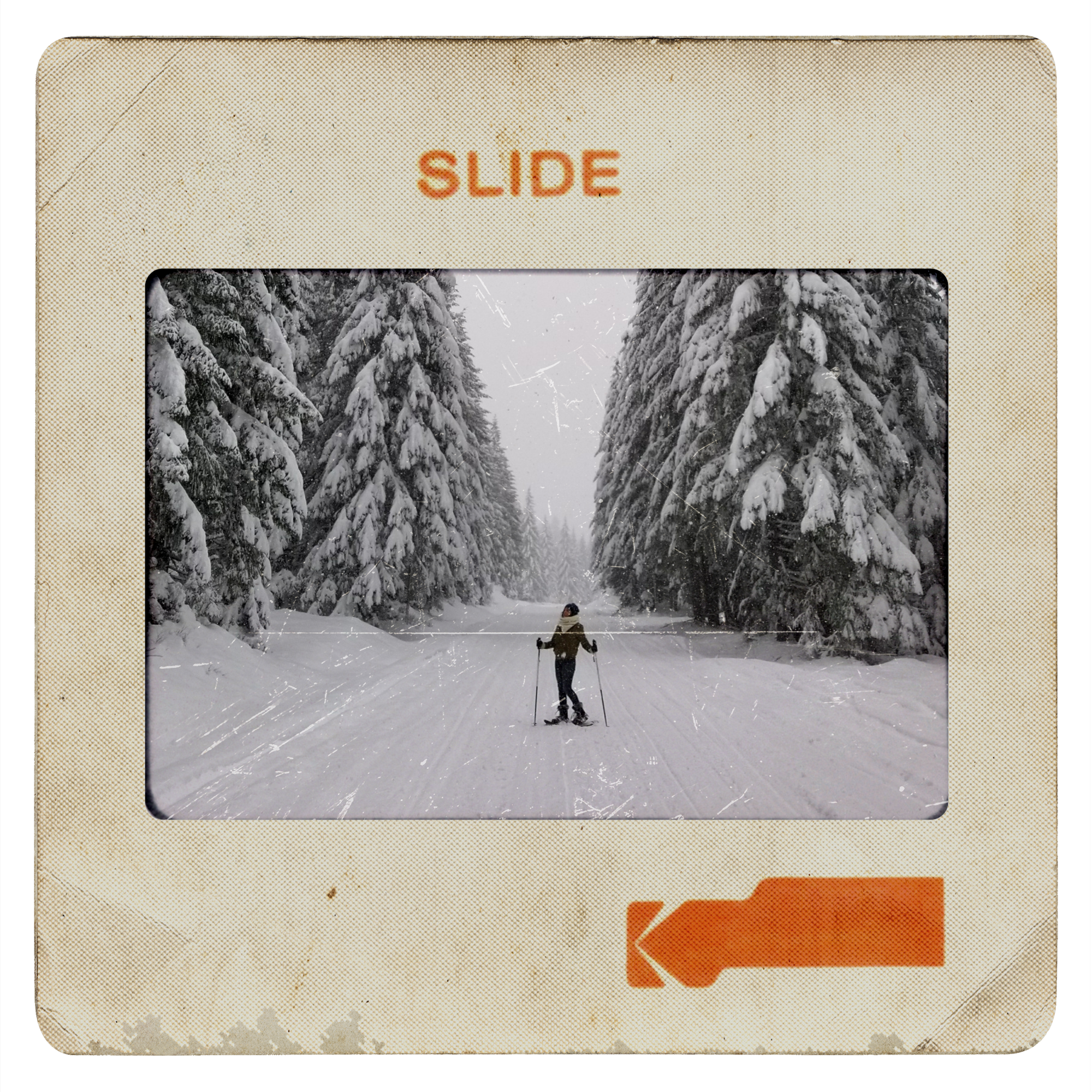 Snowshoeing in deep snow in Mt St Helens