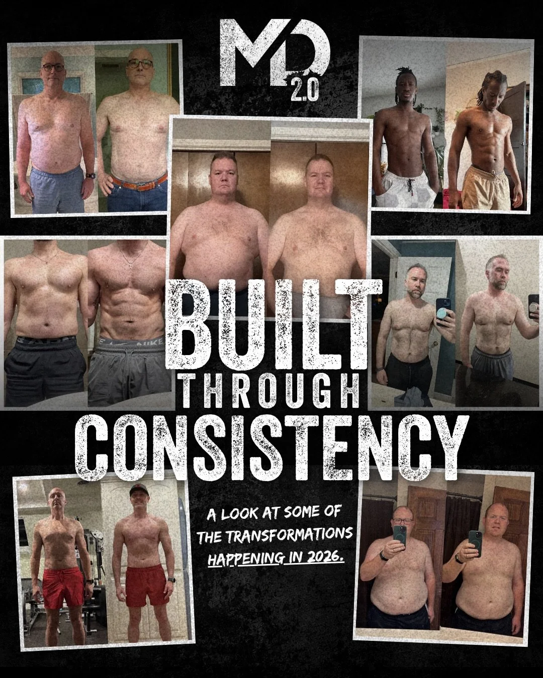 Celebrating a handful of people who keep showing up for themselves in 2026 🤝

These transformations aren&rsquo;t coming from extremes, shortcuts, or &ldquo;perfect&rdquo; weeks.
 Learning how to keep going even when motivation isn&rsquo;t high.

Eve