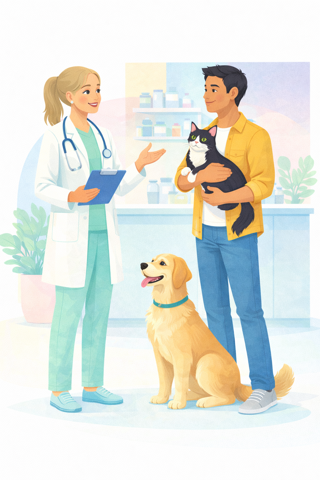 Veterinarian consultation for pet DNA storage and genetic preservation with NeoLife Biosciences in Australia