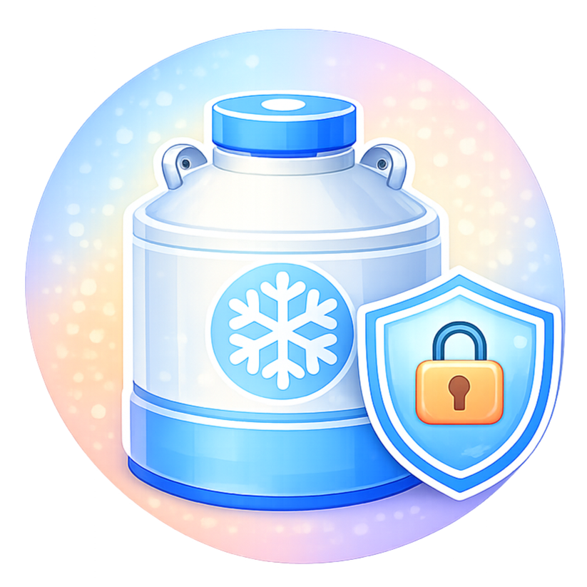 Long term cryopreservation storage service for animal DNA samples