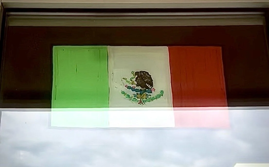 Free-hand Mexico Flag