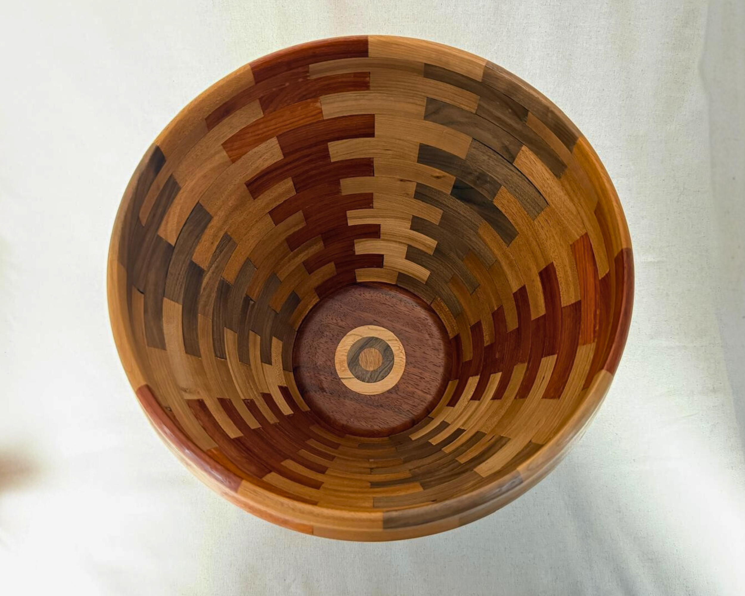 Inside view of a segmented vessel