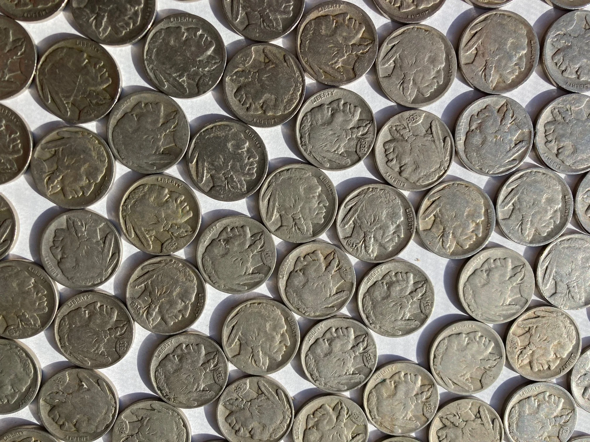 1926-1937 Buffalo Nickels closeup 2.jpg
