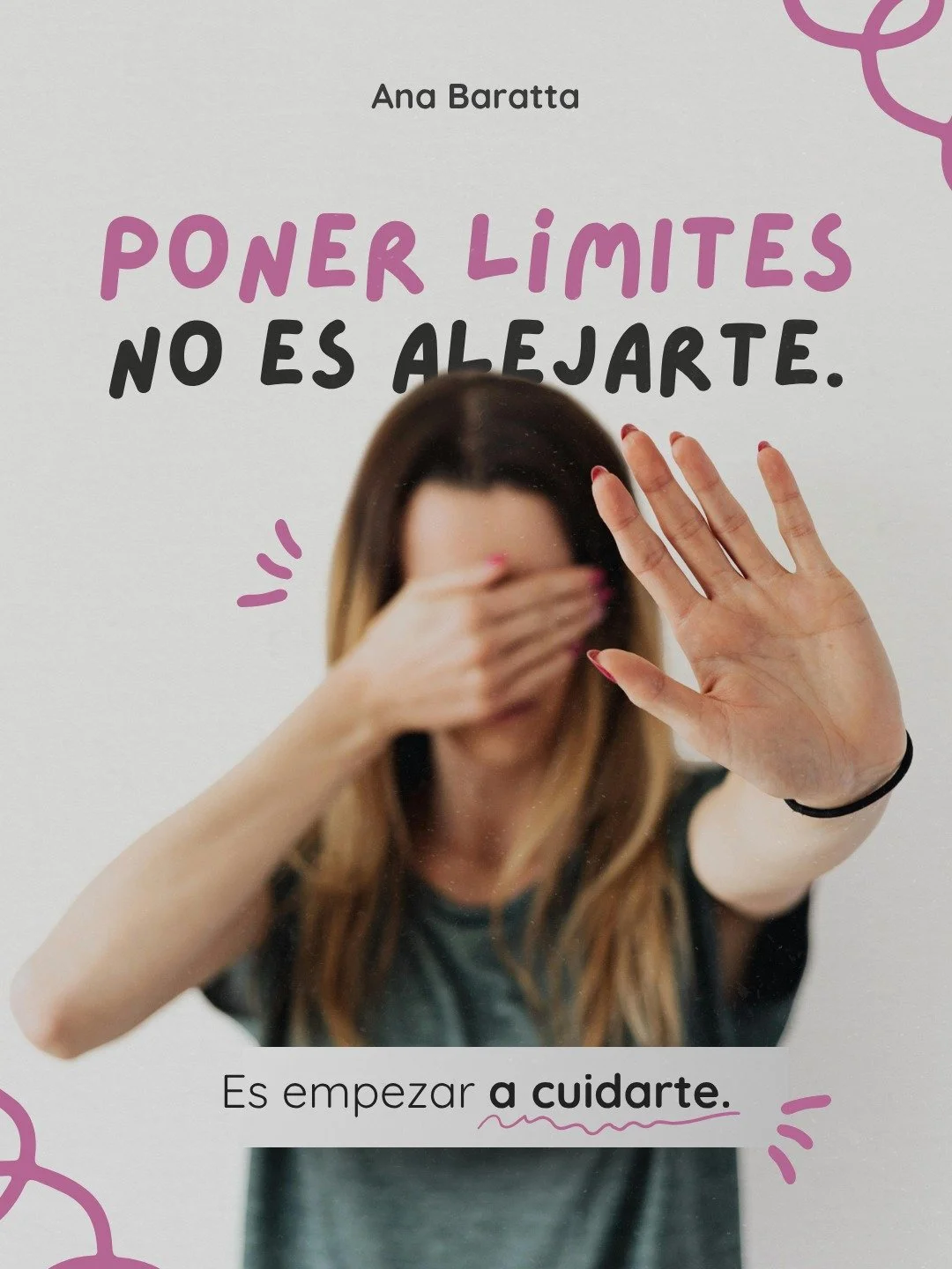 Poner l&iacute;mites no siempre es f&aacute;cil, especialmente si has aprendido a priorizar a otros antes que a ti.

Pero cada vez que eliges escucharte, validarte y expresarte con honestidad, est&aacute;s fortaleciendo tu bienestar emocional.

No se