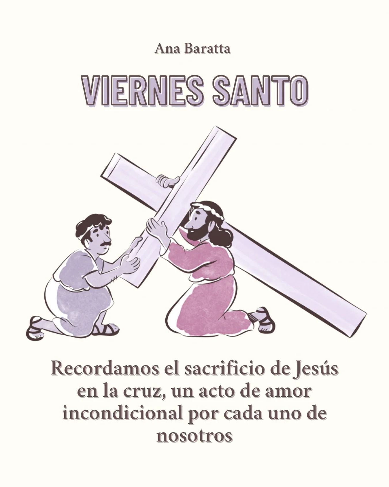 Hoy recordamos el sacrificio de Jes&uacute;s.

No como una idea lejana,
sino como un acto real de amor, entrega y dolor.

Un recordatorio de que alguien eligi&oacute; quedarse&hellip;
aun cuando era dif&iacute;cil, aun cuando dol&iacute;a.

Que este 