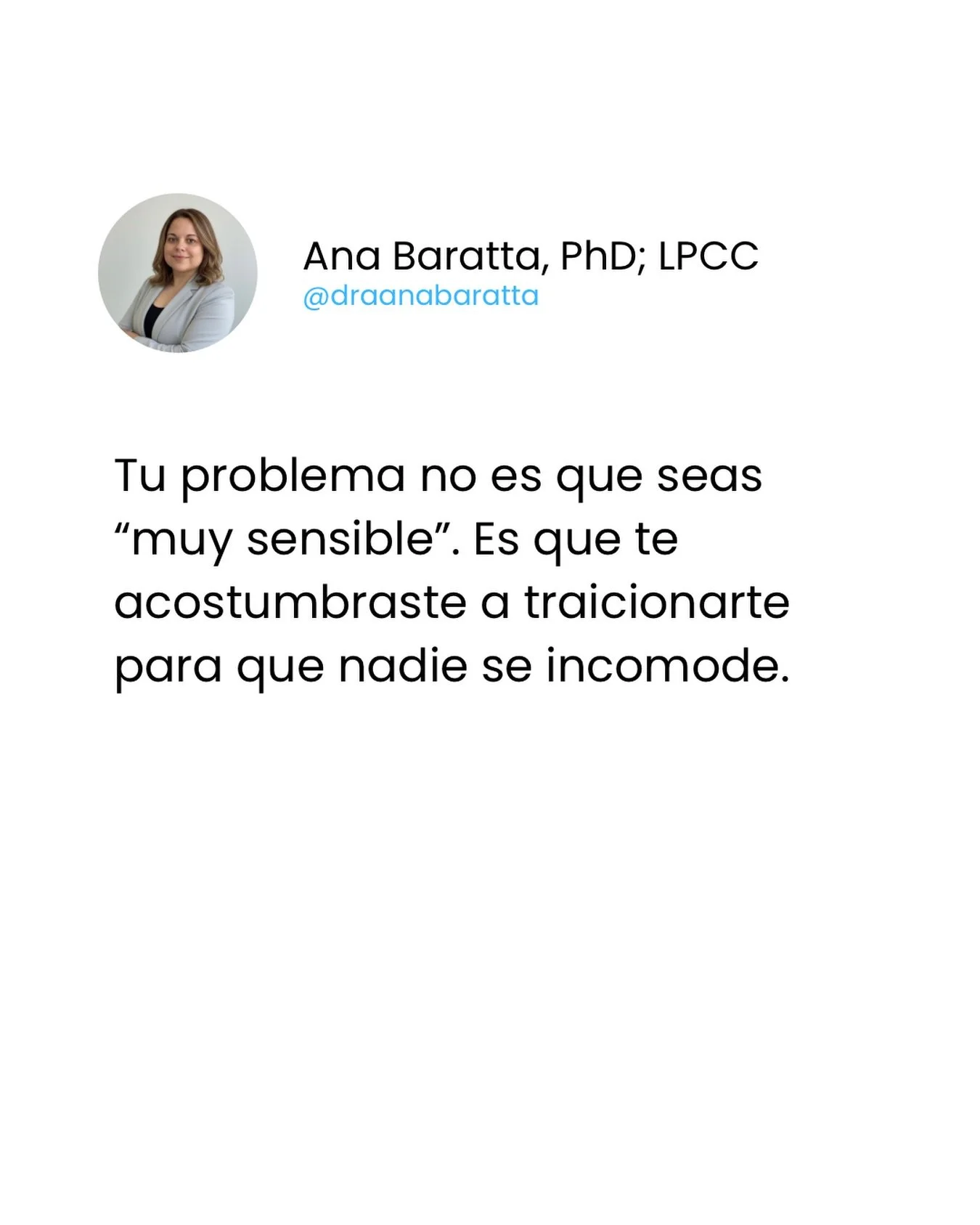 A muchas mujeres las llamaron intensas, sensibles o dif&iacute;ciles, cuando en realidad estaban agotadas de tragarse todo para sostener la comodidad ajena. Eso no es sensibilidad excesiva. Eso es abandono emocional aprendido.

Sigueme para mas conve