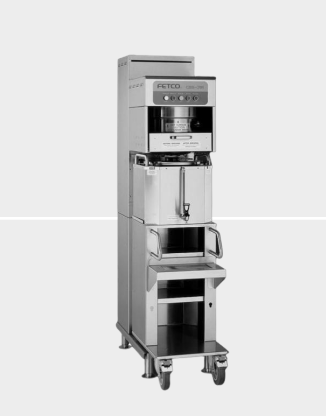 CBS-71AC High Volume Coffee Brewer Rolling Cart