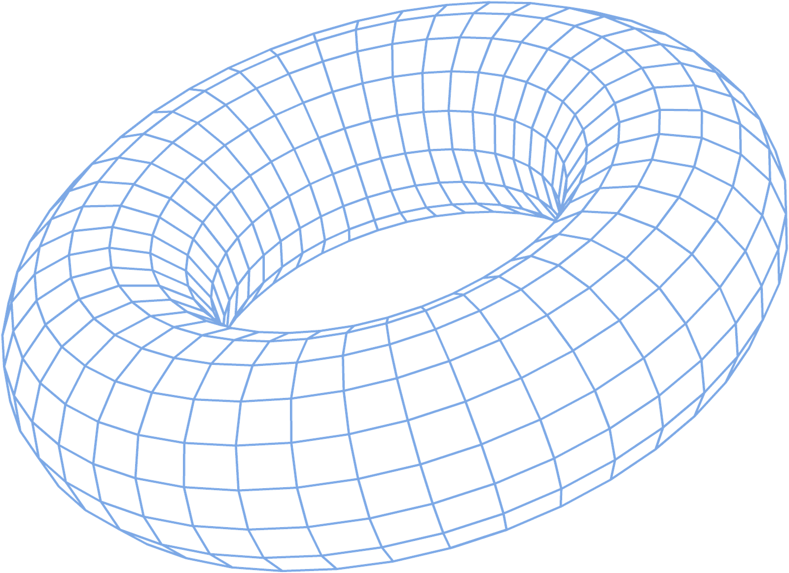 torus graphic wireframe