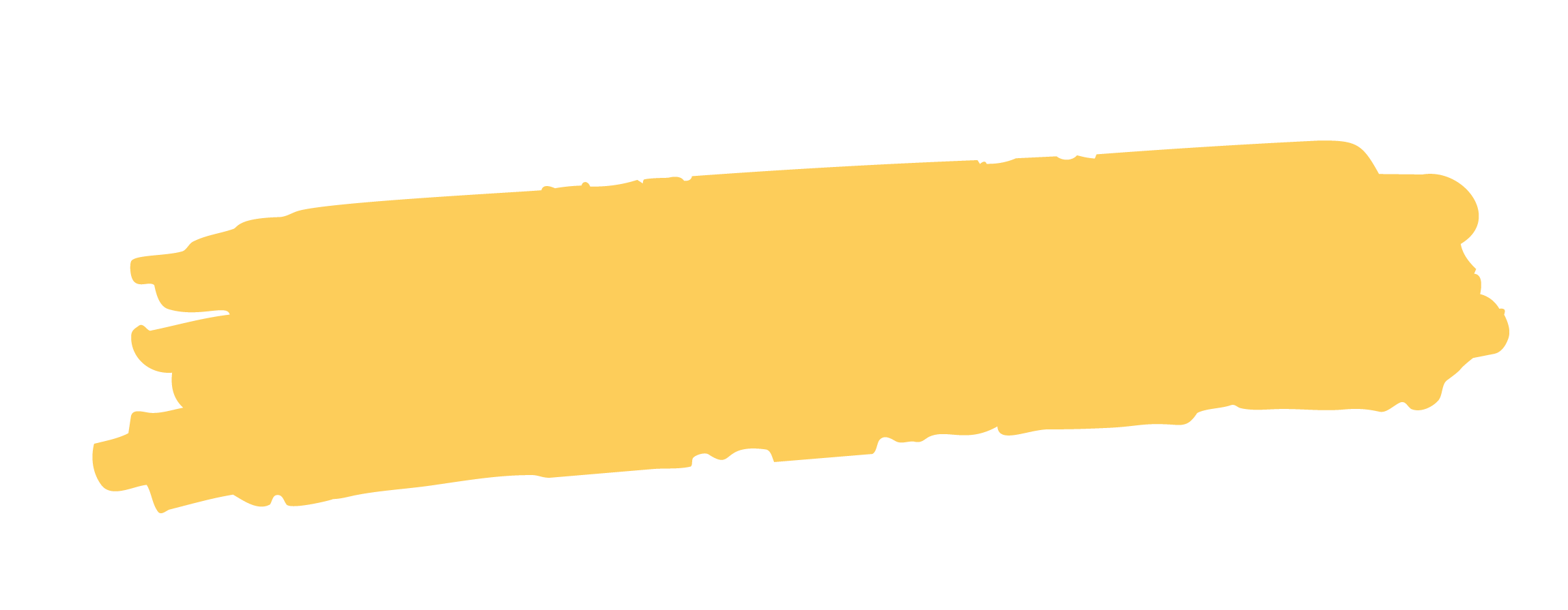 Yellow rectangle with rough edges containing black text that reads "FIRED UP FOR WINTER."