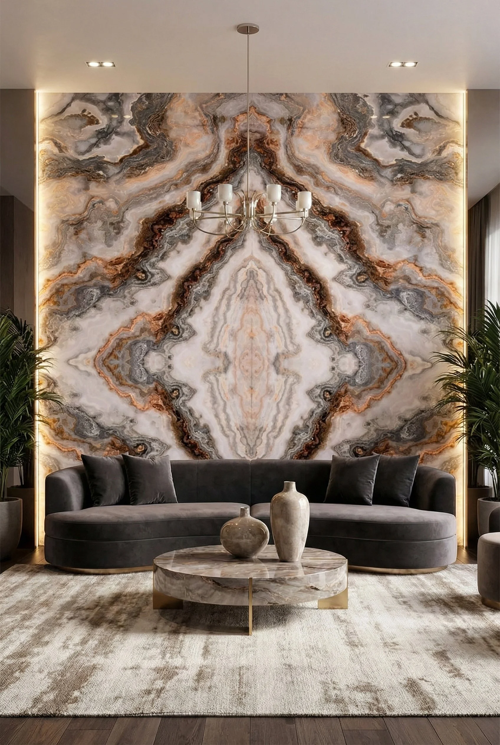 Imperial Agate: Elmas Desenli Bookmatch